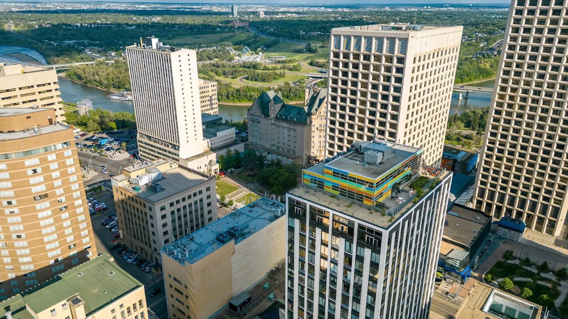 2 Full Beds, Rogers Place Downtown Central, Memorable 1 Bedroom Condo Έντμοντον 0*,  Καναδάς